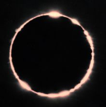 礼文島金環日食