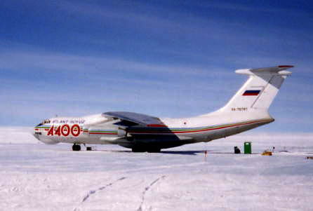 Cargo plane / Ilyushin 76 for exclusive use of South Pole base