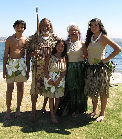 島の先住民であるチャモロ人